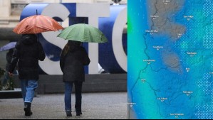 ¿Lloverá durante dos días en Santiago? La 'ventana' de precipitaciones en la capital podría extenderse hasta esta hora