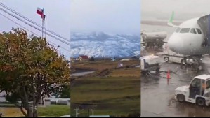 'Esto es el otoño': Los sorprendentes videos que dejó la primera nevada del año en Punta Arenas y Tierra del Fuego