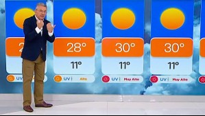 'Vuelven los 30°C' a la zona central: Pronóstico del tiempo de Jaime Leyton para este viernes 27 de marzo