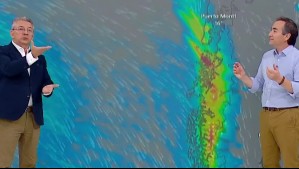 'Harta lluvia y vientos intensos que generarán marejadas': Sistema frontal abarcará con precipitaciones estas regiones