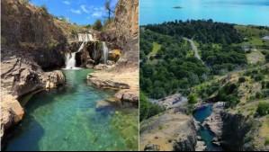 'Solo para valientes': Los pozones de la Cascada Los Maquis son un destino imperdible de la Carretera Austral