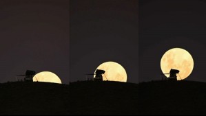 La Luna Rosa vista desde Chile: Videos evidencian la belleza del plenilunio de abril