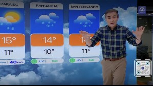 'Paraguas y abrigo para este lunes especial': Este es el pronóstico del tiempo de Alejandro Sepúlveda