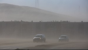 Viento de hasta 100 km/h y tormentas de arena: Meteorología declara bajo alerta a esta región de la zona norte