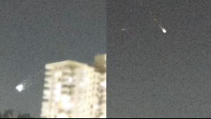 Impresionantes bolas de fuego captadas en video: Registran dos meteoros surcando los cielos en Viña del Mar