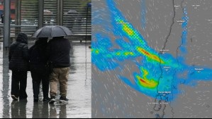 'Marcada influencia de la zona de bajas presiones': Sistema subtropical provocará lluvias en el centro sur este martes