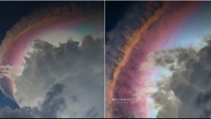 'Los espectáculos que ofrece la naturaleza': Jaime Leyton explica el origen de la nube iridiscente vista en Indonesia