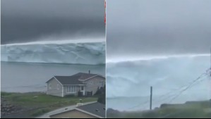 'Tiene nueve veces la altura que se ve en la superficie': Captan un imponente iceberg cerca de las costas de Canadá