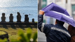 Se aproxima un temporal a Rapa Nui: Pronostican vientos de hasta 65 km/h, marejadas y precipitaciones durante estos días