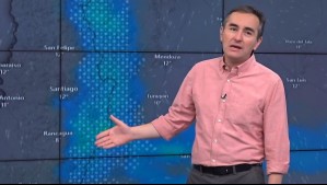 'Lo único que tenemos a la vista': Sepúlveda detalla cómo serían las precipitaciones de este viernes y sábado