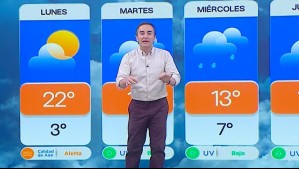 'No veremos el sol' este martes en Santiago: Prevén 'harta humedad' en la ciudad y precipitaciones en la cordillera
