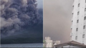 'La columna alcanzó más de cuatro kilómetros': Captan una gran nube de cenizas producida por la erupción de este volcán
