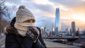 Después de la lluvia, se viene el frío a Santiago: 'Habrá sectores que van a rondar 0°C'
