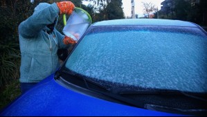 Cae el termómetro a -4°C en la zona central: Heladas y escarcha afectarán a la RM y otras cinco regiones desde este día
