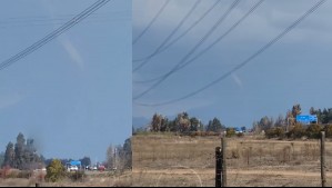 Captan nube embudo en un sector de la Región Metropolitana: 'No es una zona habituada a tener este tipo de fenómenos'