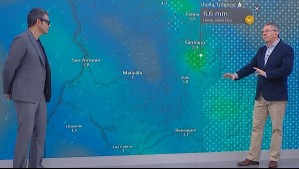 'Buena probabilidad' de precipitaciones en Santiago: Baja segregada afectaría a la capital desde esta hora del sábado
