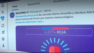 Declaran Alerta Roja para Pucón: Vientos de hasta 100 km/h provocan caída de árboles y miles de clientes sin luz