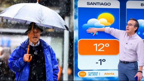 Precipitaciones y tormentas eléctricas en la RM: Sepúlveda revela a qué hora caerán las primeras gotas en Santiago