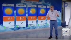 'Sigue el frío': Este es el pronóstico de Alejandro Sepúlveda para este domingo 5 julio