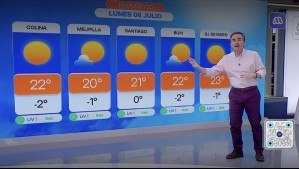 'Mañana helada y tarde más que tibia para ser julio': Pronóstico de Alejandro Sepúlveda para este lunes 6