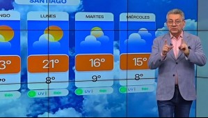 Santiago registrará 'el peak de temperatura máxima' de la semana: Así estará la capital durante este domingo