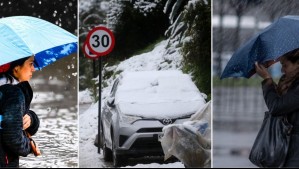 Sistema frontal impactará la RM con lluvia, viento y nieve: Santiago recibiría hasta 35 mm por día y rachas de 50 km/h