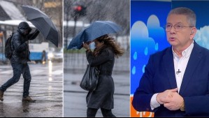 'Esto es un temporal de lluvia en Santiago': Leyton informa el momento en que comenzarán las precipitaciones y el viento