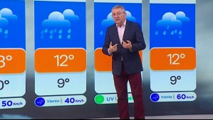 'Se desata de lleno la precipitación intensa en Santiago': Este jueves comienza el temporal con viento de hasta 50 km/h