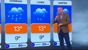 'Una leve disminución' de las precipitaciones: Santiago se mantendrá con lluvias y vientos de 40 km/h este sábado