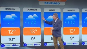 Leyton actualiza el pronóstico para Santiago hasta el miércoles 22: Anuncia otro sistema frontal y baja de temperaturas
