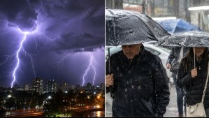 Temporal en Santiago: Actualizan 'Alerta Amarilla' por nuevas lluvias, viento y tormentas eléctricas hasta el lunes