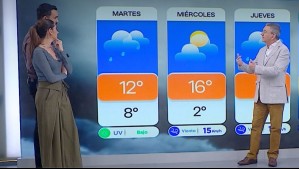 Pronóstico actualizado para Santiago hasta el sábado 25: 'Vamos a tener cierta intermitencia en las precipitaciones'