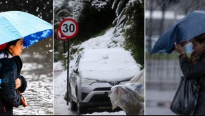 Está confirmado: 'Nueva seguidilla de sistemas frontales dejará lluvias, viento y nieve entre la zona central y el sur'
