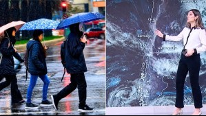 Tres sistemas frontales dejarán 5 días de lluvia en Santiago: Meteoróloga actualiza pronóstico hasta el próximo domingo