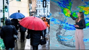 'Sistema frontal ingresaría la madrugada de este lunes': Lluvias avanzarán desde el sur hasta RM, Valparaíso y Coquimbo