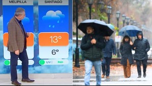 Leyton actualiza pronóstico para Santiago hasta el fin de semana: 'Prepárese para una buena cantidad de días con lluvia'