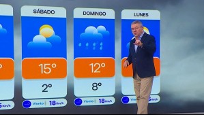 'Comienza la lluvia este viernes' en Santiago: Así transcurrirá esta jornada de precipitaciones y bajas temperaturas