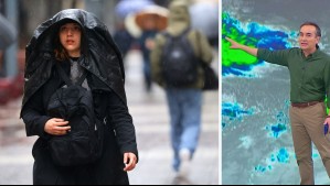 Precipitaciones continúan en este sector de la RM: 'Se mantendrán con chubascos en la zona afectada por los temporales'