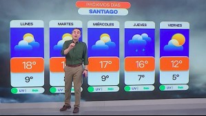 'Más nubes durante la tarde' y bajan las temperaturas: Pronóstico actualizado de Santiago para este martes