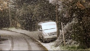 'Comienza a inyectar aire frío': Nuevo sistema frontal dejaría precipitaciones de nieve en sectores bajos de la zona sur
