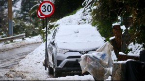 'Una inyección de aire subpolar': Nevadas se extenderían entre sectores del sur y la Región Metropolitana desde este día