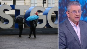 'Hay que andar trayendo el paraguas': Jaime Leyton detalla cómo serán las lluvias entre este jueves y sábado en Santiago