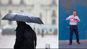 'Regresan las precipitaciones a Santiago' este jueves: Estas comunas de la RM podrían registrar tormentas eléctricas