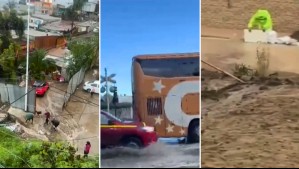 'Esperamos que el viento y la lluvia se intensifiquen': Videos evidencian afectaciones en Antofagasta por la DANA Aníbal
