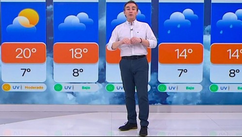 'Acumulados que rondarían los 50 mm': Pronóstico actualizado de Santiago para este lunes y el resto de la semana hábil