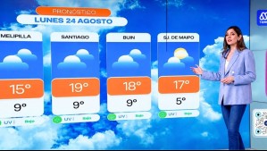 'Se empienza a notar el cambio': Meteoróloga de Megatiempo presenta su pronóstico para este lunes 24 de agosto
