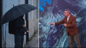 Sistema frontal dejará la 'mayor cantidad de lluvia' en esta región: Así continuará la precipitación en Santiago