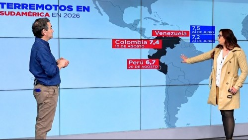 ¿Los terremotos registrados en Sudamérica se están acercando a Chile?: Experta aclara si existe un 'efecto dominó'