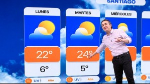'Probabilidad de chubascos hasta la madrugada': Este es el pronóstico del tiempo de Alejandro Sepúlveda para este lunes