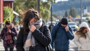 Temporal seco en el centro sur: 'Puelchazo' con rachas de hasta 100 km/h alcanzará su peak durante este día
